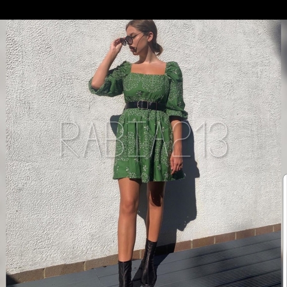 ZARA openwork embroidered dress - Picture 2 of 6